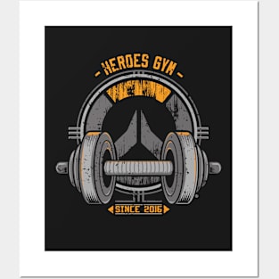 OVERGYM HEROS TRAINING Posters and Art